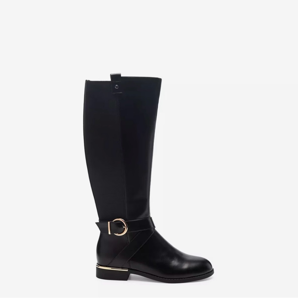 London Rag Women’s Knee High Riding Brown Boots